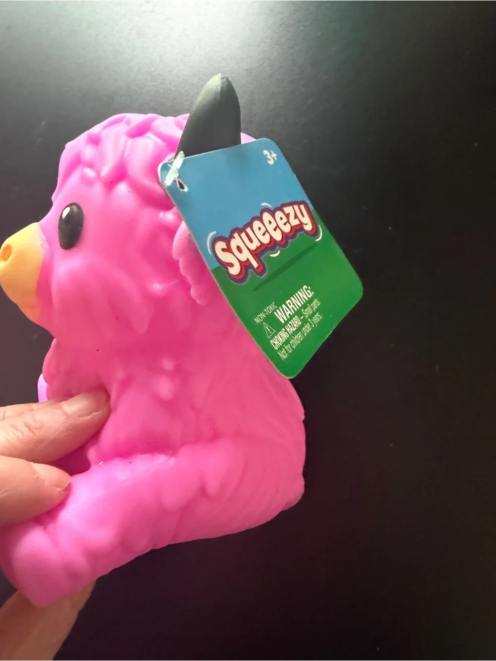 New Sunny Days Squeeezy Pink Highland Cow Squishy Toy 3+ Viral Fidget Squeeze